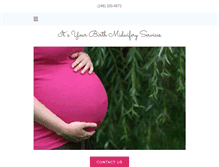Tablet Screenshot of itsyourbirth.com